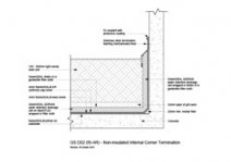 Non-insulated Internal Corner Termination